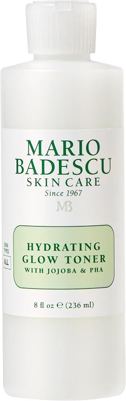 Tónico hidratante brillante con jojoba y PHA - Ilumina, rejuvenece y nutre para una piel luminosa - Tónico facial y fórmula de suero con sensación refrescante