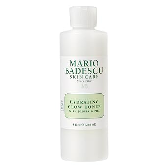Mario Badescu Hydrating Glow Toner with Jojoba & PHA - Brightens, Rejuvenates, and Nourishes for Luminous Skin - Facial Toner and Serum Formula with Cooling Sensation