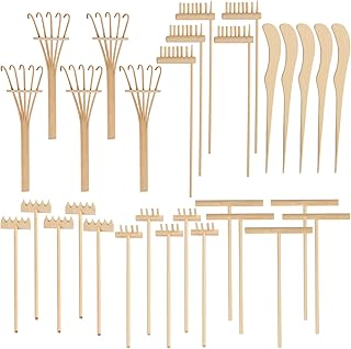 GNIEMCKIN 30 PCS DIY Sand Zen Garden Tools, Mini Zen Garden Rake Sets fo...