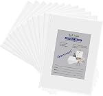 Genixart Panneaux de toile blanche, primed professionnel toiles d'artiste conseils pour acryliques & Peintures à l'huile (5"x7", 12Pack)