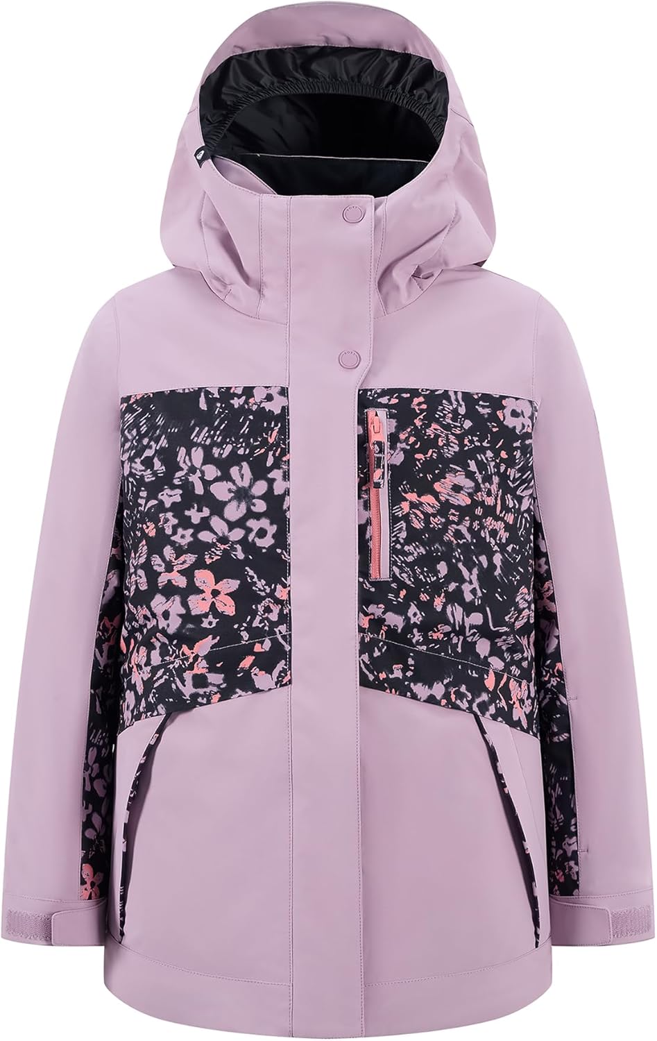 Roxy Girls' Heavyweight Ski Snow Hooded Jacket, Insulated & Waterproof