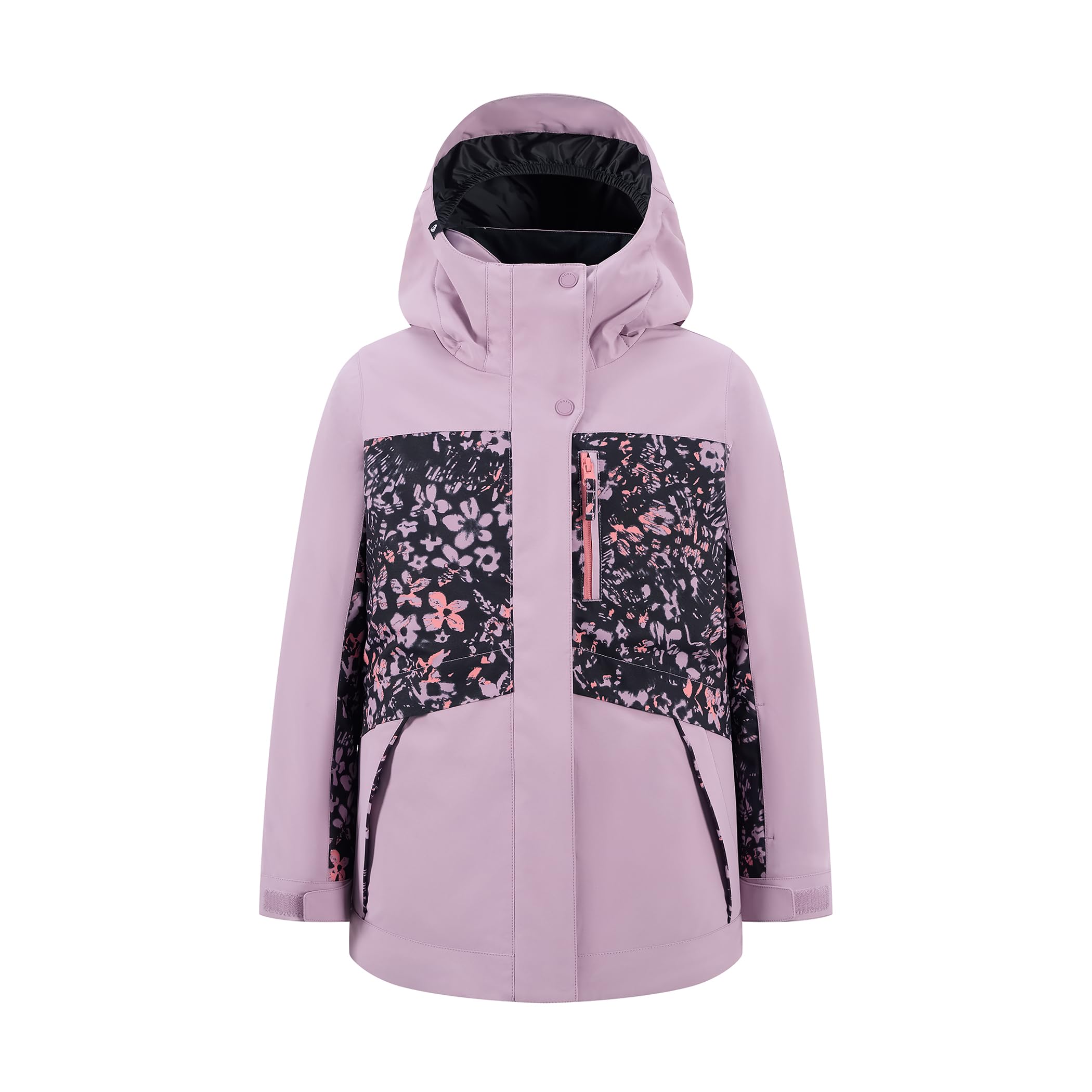 Roxy Girls' Heavyweight Ski Snow Hooded Jacket, Insulated