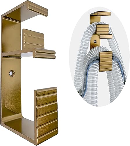 Soporte de manguera CPAP para cama, soporte de tubo BiPAP, organizador de máscara CPAP y sombreros, material duradero, ajuste universal para Airfit