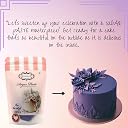 Confect Electric Purple Sugar Paste | Edible Sugar Paste | Fondant for Cake Decoration | Edible Fondant Chefs Choice for Cake Decorating - 250 Gms gallery image