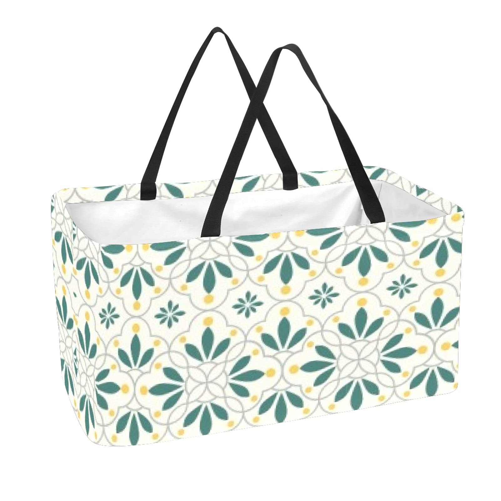 Panier de courses 50L grande capacité : cabas pliable et réutilisable unique