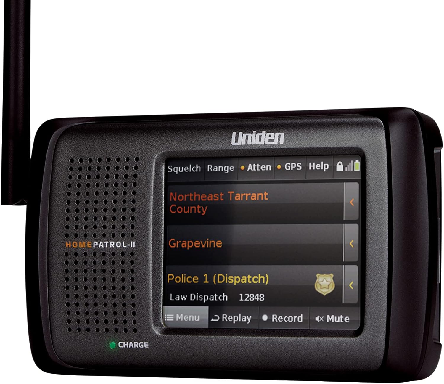 Uniden HomePatrol-2 Color Touchscreen Scanner with TrunkTracker V/S/A/M/E