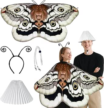 Moth and Lamp Couple Costume Set, 4 Pieces