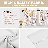 Vista 828 de Cenefas de cocina modernas con patrón de cobre marrón dorado para ventanas, cenefas opacas abstractas de marcas de arañazos y cortinas opacas