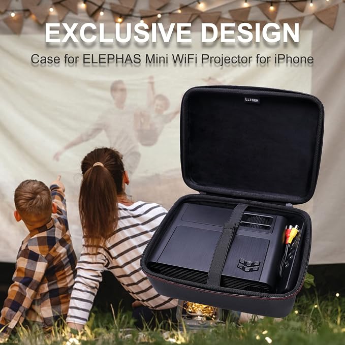 Estuche LTGEM para mini proyector Aurzen EAZZE D1 miniatura 7