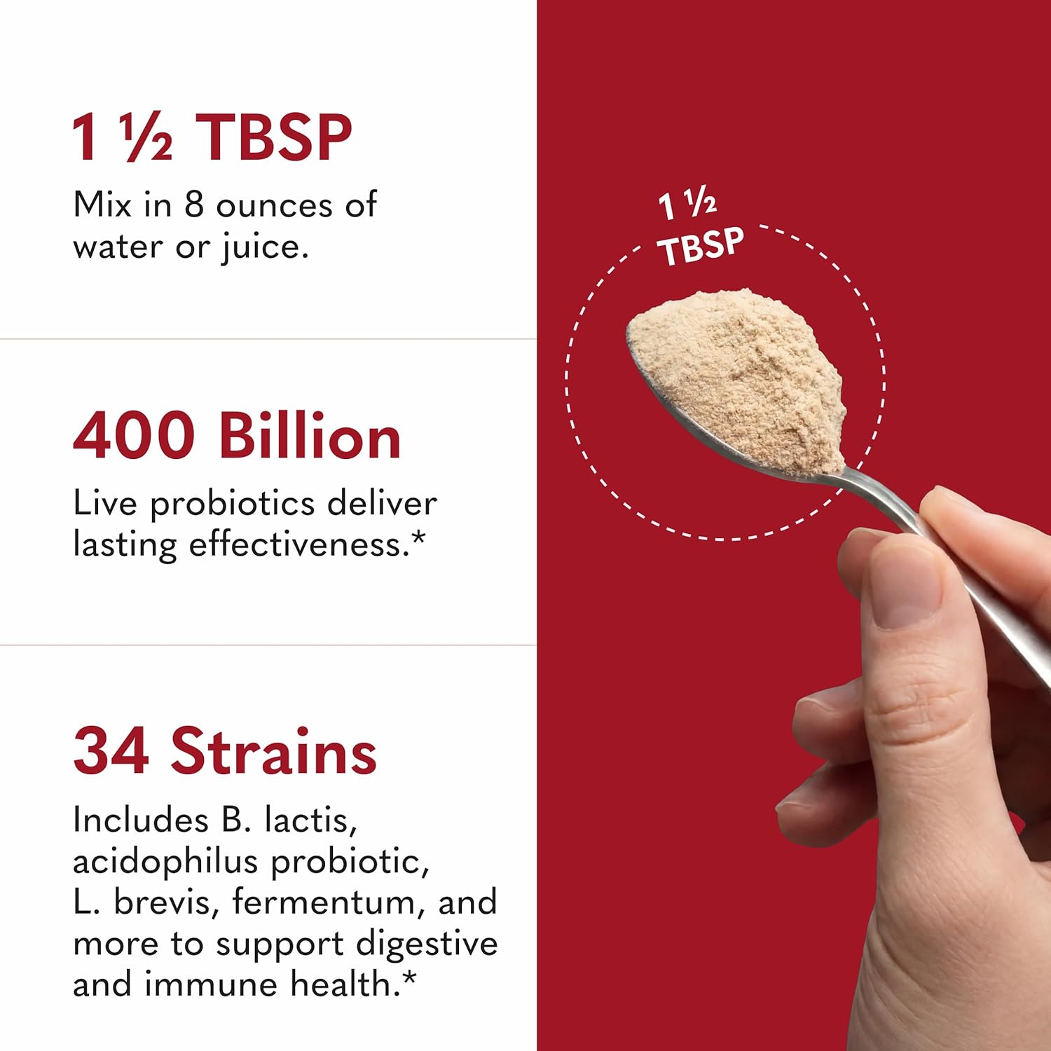 Garden of Life Raw Probiotics 5-Day Max Care - 400 Billion CFU - Probiotic Powder for Digestive & Immune Support - Banana, 5 Servings