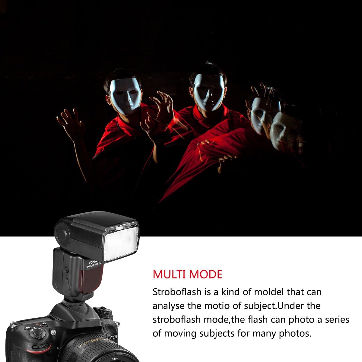 Black Friday 🔥 VOKING VK750 Manual LCD Display Universal Flash Speedlite Compatible with Nikon Pentax Panasonic Olympus Fujifilm DSLR Mirrorless Cameras Amazing 🔥 VOKING VK750 Manual LCD Display Universal Flash Speedlite Compatible with Nikon Pentax Panasonic Olympus Fujifilm DSLR Mirrorless Cameras