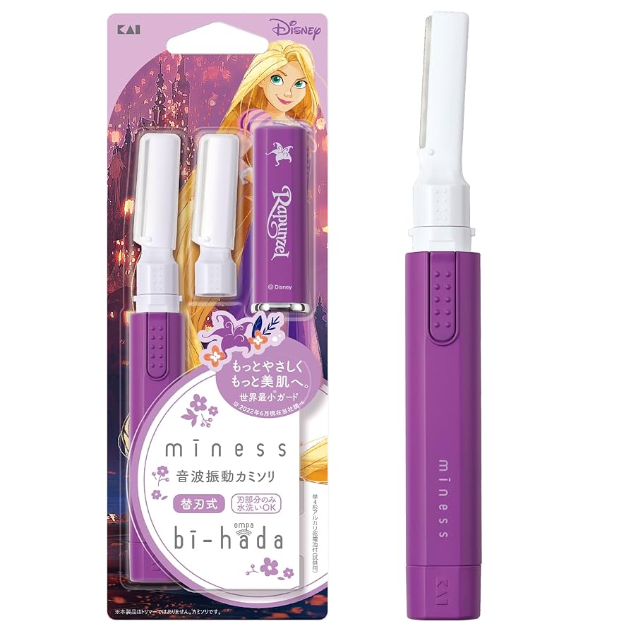 貝田　アントニオ　230 未使用 数量限定】 miness bi-hada ompa L ホルダー替刃2個付 ベル 貝印