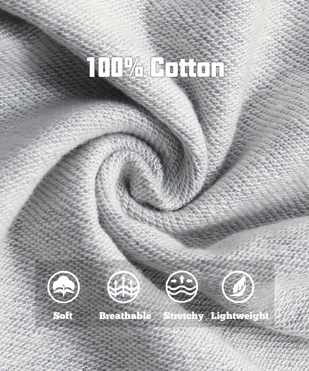 GFQLONG Toddler Boys 3 Pack Cotton Sport Jogger Shorts,Kids Summer Solid Active Short Pants - Image 3