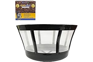 GoldTone Brand Reusable 8-12 Cup Basket Filter | For effortless mesh grinding
