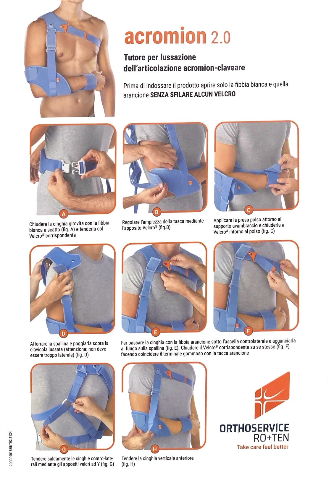 RO+TEN - Corrector para luxación acromion claveare Roten - Izquierda