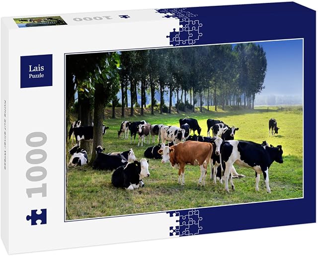 Lais Jigsaw Puzzle Cows in a meadow 1000 Pieces