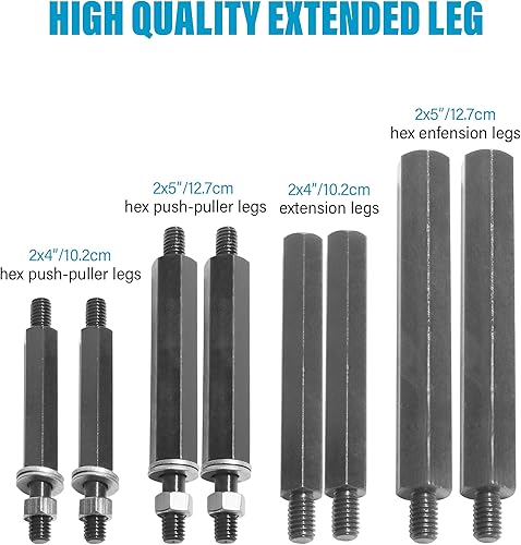 Miniatura 5 de RACOONA Extractor de rodamientos, separador de rodamientos, accesorios de coche de alta resistencia de 5 toneladas de capacidad de 2 pulgadas y 3