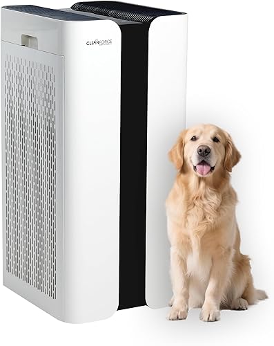 Vista 14 de CleanForce - Purificador de aire extra grande para el hogar, habitación grande, purificador de aire HEPA H13 con carbono, cubre 3000 pies cuadrados