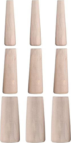 Enchufe de madera para barco, 9 piezas de tapón de madera de seguridad, para fugas de emergencia, accesorio para barco marino, yate, vela, pesca