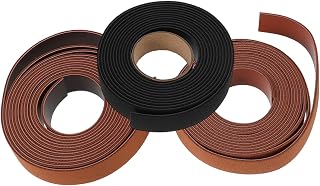 LIFKOME 3pcs PU Faux Leather Straps for Crafts Wide Long Versatile DIY Strips Durable Materials for Handmade Projects for Purse Making Accessories