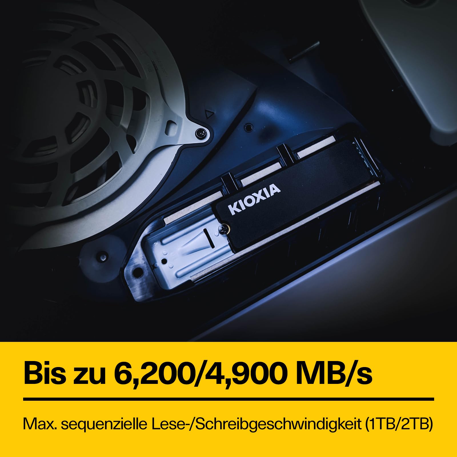 KIOXIA EXCERIA Heatsink NVMe SSD 2TB Internal SSD, Optimised