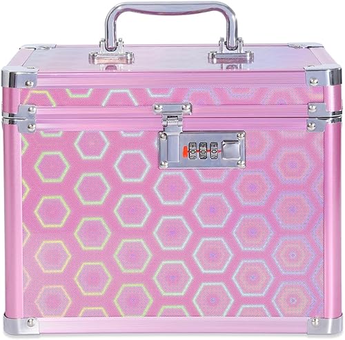 Miniatura 20 de Cajas pequeñas con cerradura de combinación para medicamentos con código para artículos personales, caja de seguridad para medicamentos y documentos