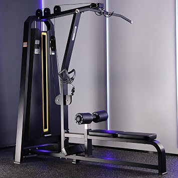 Commercial Seated Pin Selectorized Low Row LAT Pull-Down Combo