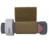 Dotacty Elastic Tourniquet Holder with Hook & Loop Tourniquet Strap Storage Holster with Retention Loop for Duty Vest Chest Rig Tactical Competition Belt