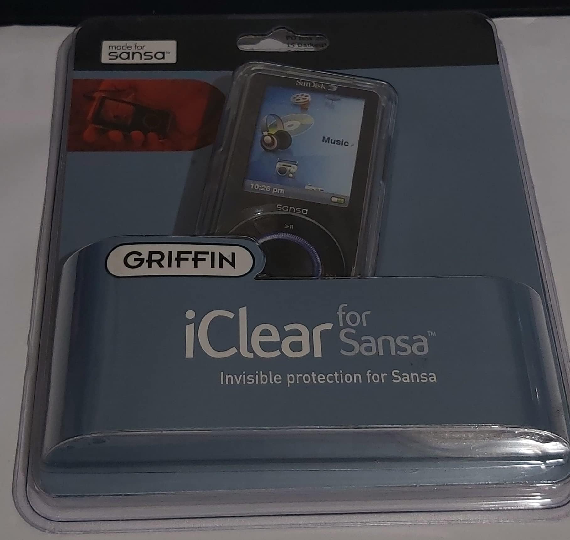 Griffin iClear Case for Sansa e200 Series MP3 Players (Clear)