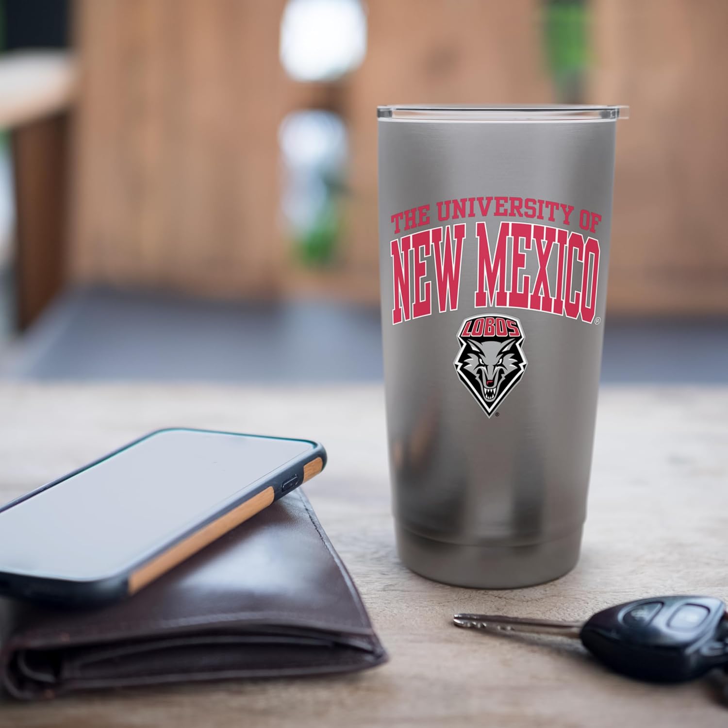 New Mexico Lobos | Official NCAA University of | NCAFNMU02 Stainless Steel Insulated Tumbler