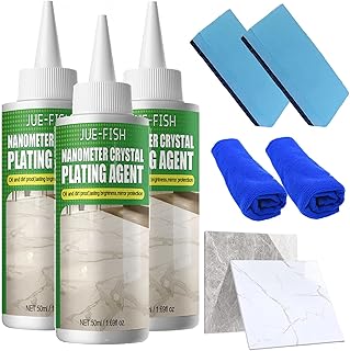 DENGWANG Nano Crystal Coating Agent for Tile & Furniture, Nanometer Crystal Plating Agent, Marble Nano Crystal-Plating Agent for Kitchen, Coating of Stone Nanocrystals (50ml 3pcs)