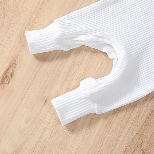 Miniatura 6 de Twopumpkin Trajes para recién nacidos, traje de punto para bebé, niño y niña, mameluco para recién nacido, traje de regreso a casa, ropa de género