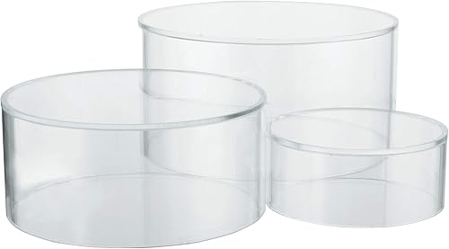 Red Co. Soportes elevadores de acrĂlico transparente con parte inferior hueca Transparente, paquete de 3 Red Co. Soportes elevadores de acrĂlico transparente con parte inferior hueca Transparente, paquete de 3