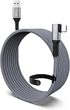 VR Link Cable 10FT Compatible with Oculus Quest 2/1, 5Gbps High Speed Data Transfer & Fast Charging, Durable Nylon Braided, USB A to USB C 3.2 Gen1 Cord for Virtual Reality Headset and PC Gaming