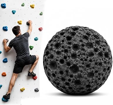 Callus Ball, Rock Climbing Callus Ball   Hand Exercise Ball for Grip Strength, Anti-Sweat Textured Grip Ball Climber, Portable & Silent Grip Strengthener for Gym, Fitness, Office