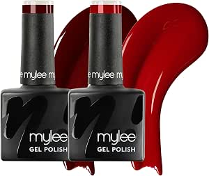 Mylee Gel-Nagellack Duo Set 'Down The Aisle' – 2x8ml Für Perfekte Hochzeitsnägel Mit Schimmereffekt, Vegan & Tierversuchsfrei