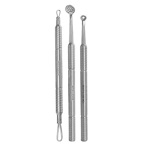Miniatura 2 de STALEKS Beauty & Care - Kit de herramientas para eliminar puntos negros para limpieza mecánica, extractor de espinillas y extractor de comedones en