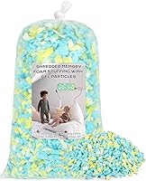 Vista 27 de Relleno para saco de boxeo de 5 libras, relleno de frijoles para almohada y puf, relleno de espuma viscoelástica triturada, relleno para saco