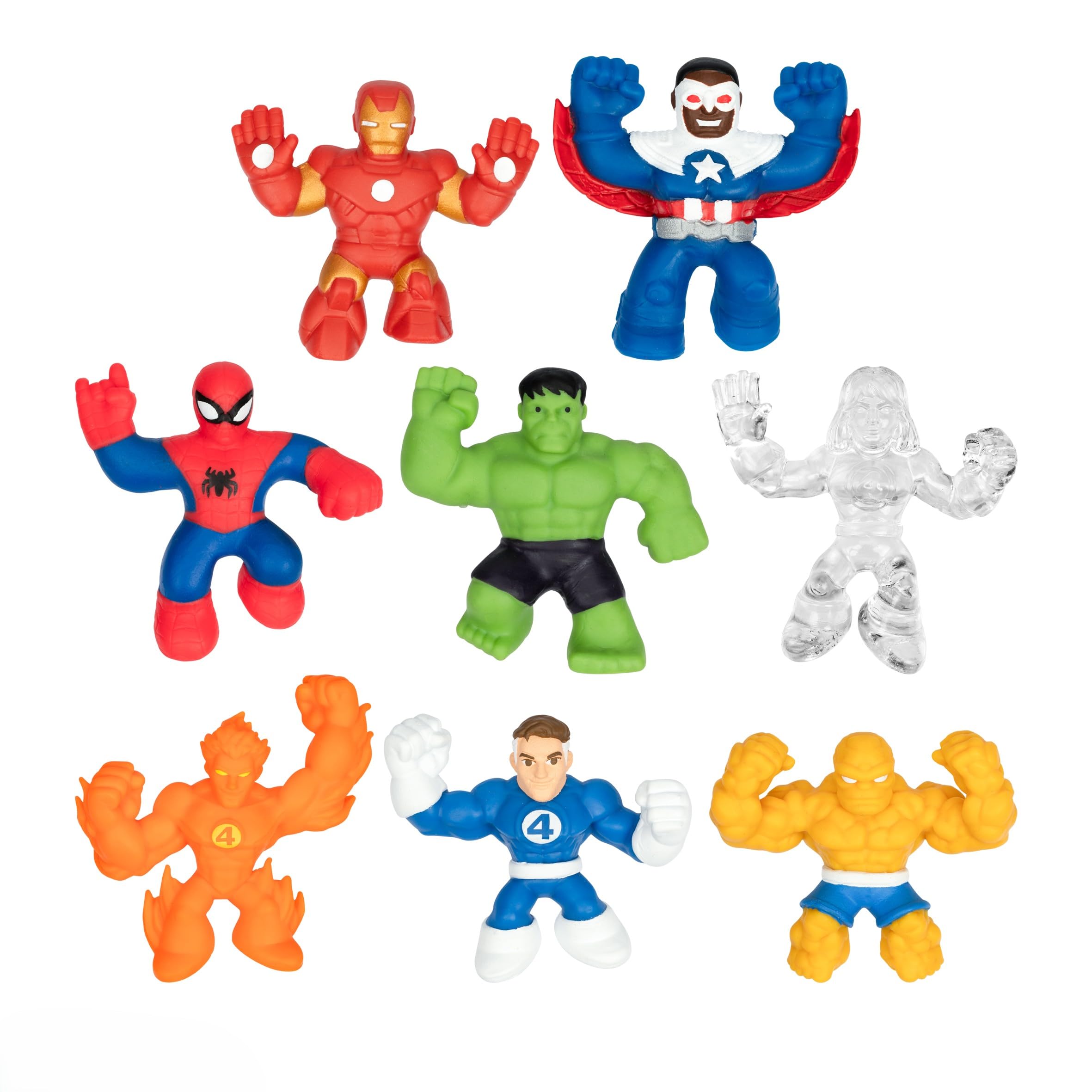 Heroes of Goo Jit Zu, The Marvel Edition Minis - Squishy, Stretchy, Gooey Mini Marvel Characters, Styles May Vary