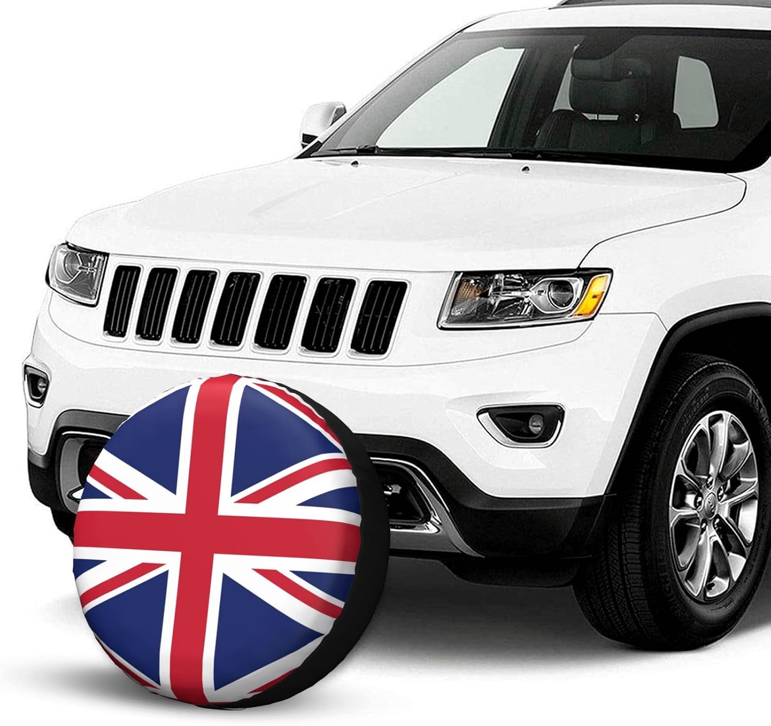 British Flag Print Tire Cover Universal Spare Wheel for Trailer Rv SUV Truck Camper Travel Accessories
