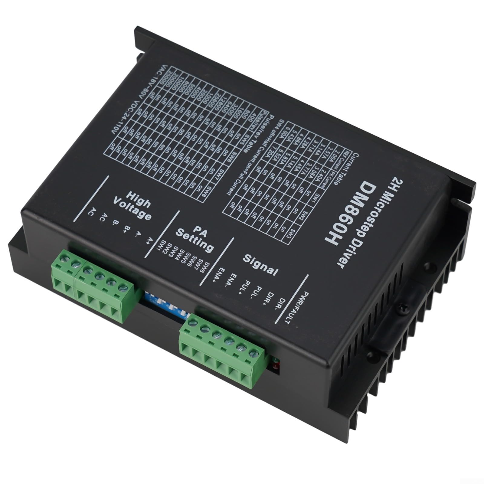 Controlador DM860H evita sobrecalentamiento en motores paso a paso NEMA 34 CNC 8