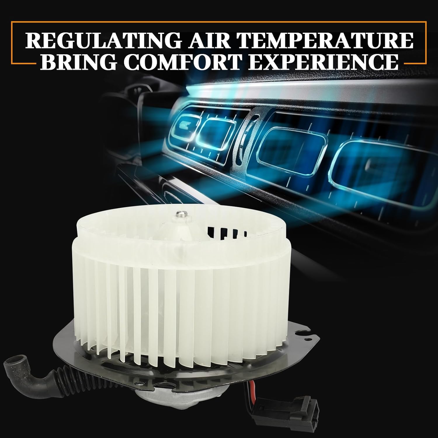 700160 HVAC Blower Motor Assembly with Fan Cage for 2003-2008 Pontiac Vibe Blower Motor,15-80547 35080 15-80547 35080 88973567 PM9243