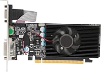 VBESTLIFE GT210 1GB DDR2 Videokártya - Alacsony zajszintű PCI Express 2.0 Grafikus Kártya DVI/HDMI/VGA Csatlakozókkal, 1080p Full HD Felbont 1