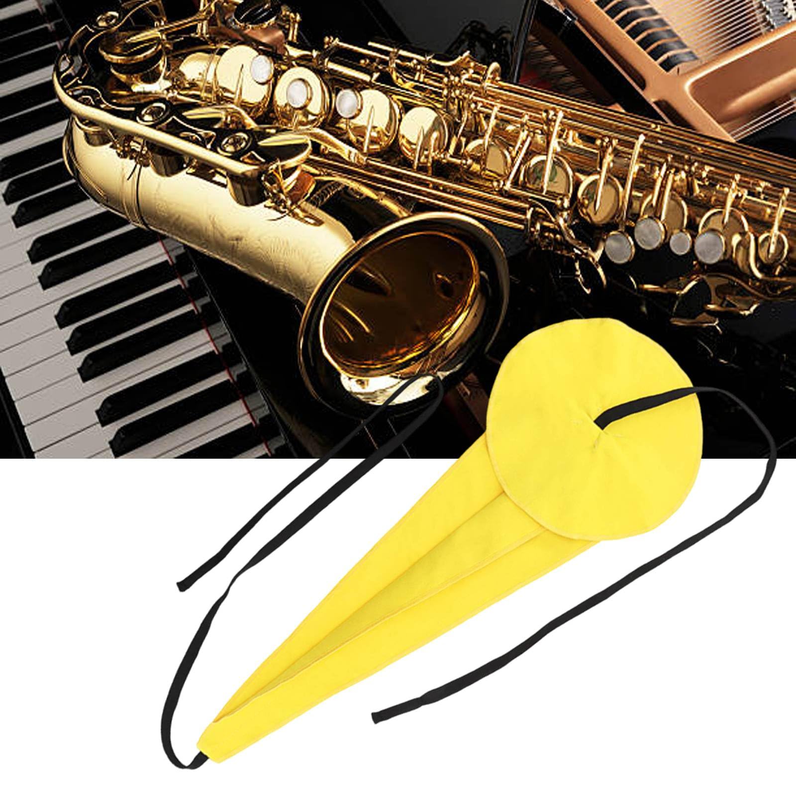Kit de paño de limpieza para saxofón soprano alto tenor, paño de algodón de limpieza de microfibra con funda de lengüeta, cepillo para boquilla, guantes y correa para el cuello, hisopo de limpieza de
