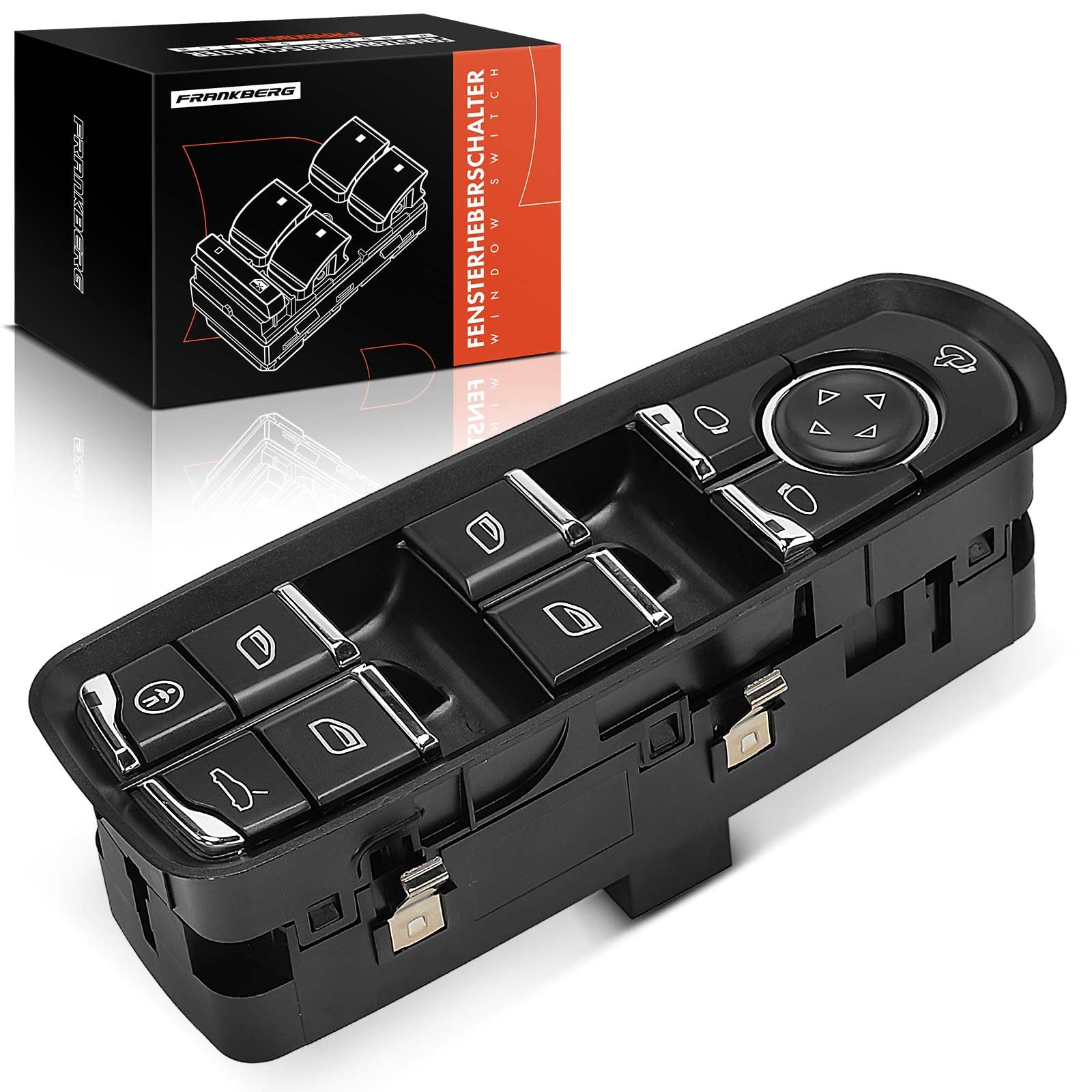 Frankberg Interruttori alzacristalli Compatibile con Cayenne 92A Macan 95B Panamera 970 7PP959858AFDML