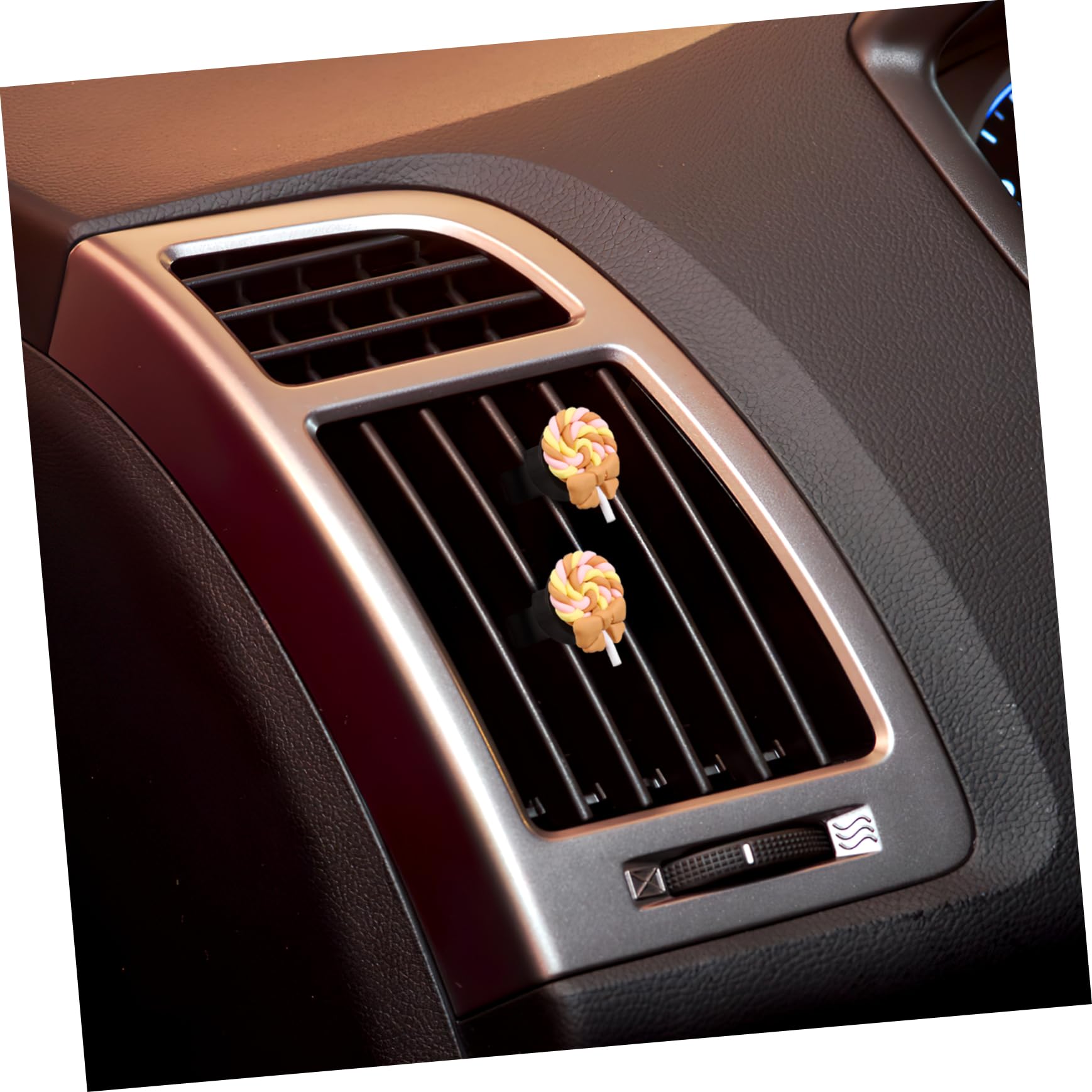 100 Pezzi Clip per Bocchette di Aerazione Auto in Metallo e Plastica, Accessori per Profumatori Auto, Resistenti e Compatibili per Decorazione e Fai-da-te