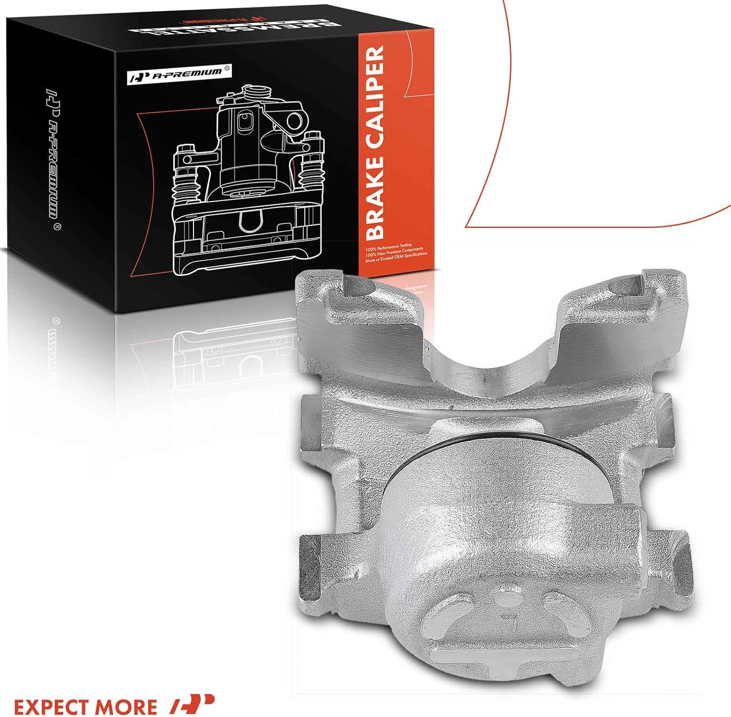 A-Premium Disc Brake Caliper Assembly Without Bracket Compatible with Select Dodge and Plymouth Models - Charger, Coronet, Road Runner, Satellite, Dart, Duster, Scamp, Valiant - Front Driver