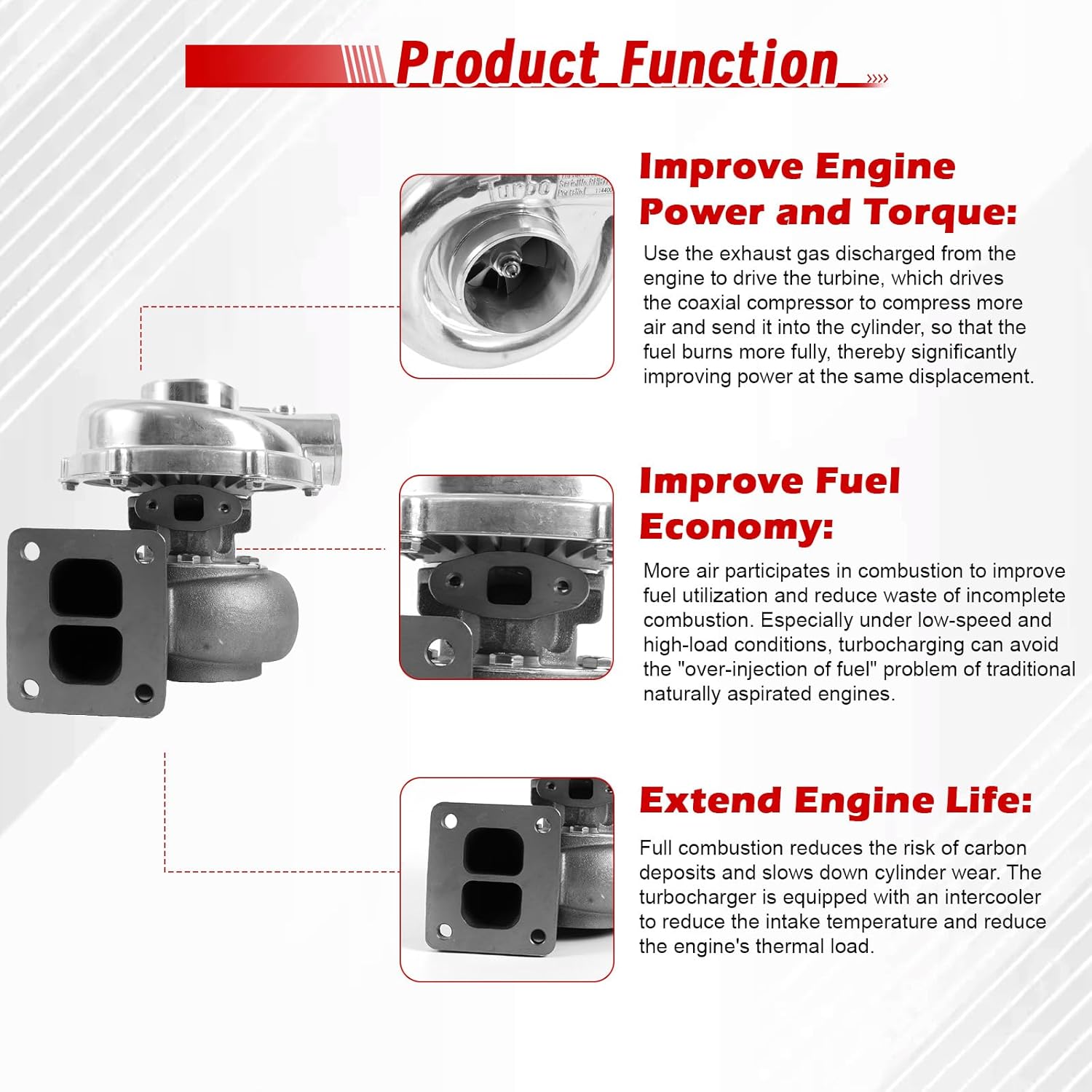 Turbo, 1pc Turbocharger Turbo 114400-1070 705739-5001S Replacement for Isuzu Engine 6SD1T 6BD1T T04B TB4150 for Hitachi UH07-7 UH083 Excavator