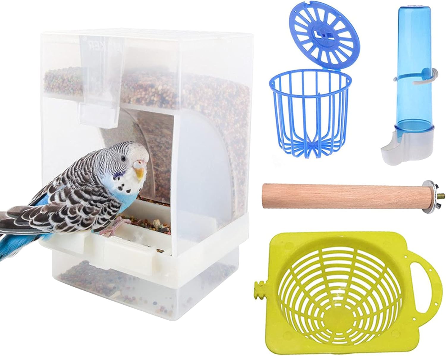 Hamiledyi Parrot Feeder Cage Accessories Supplies