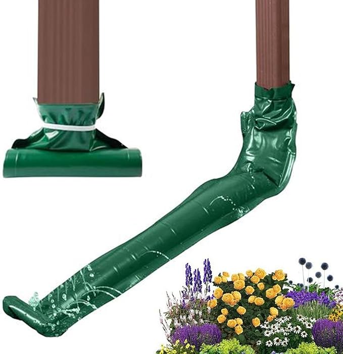 Drain Away Downspout Extender Automatic Extender Downspout Extension